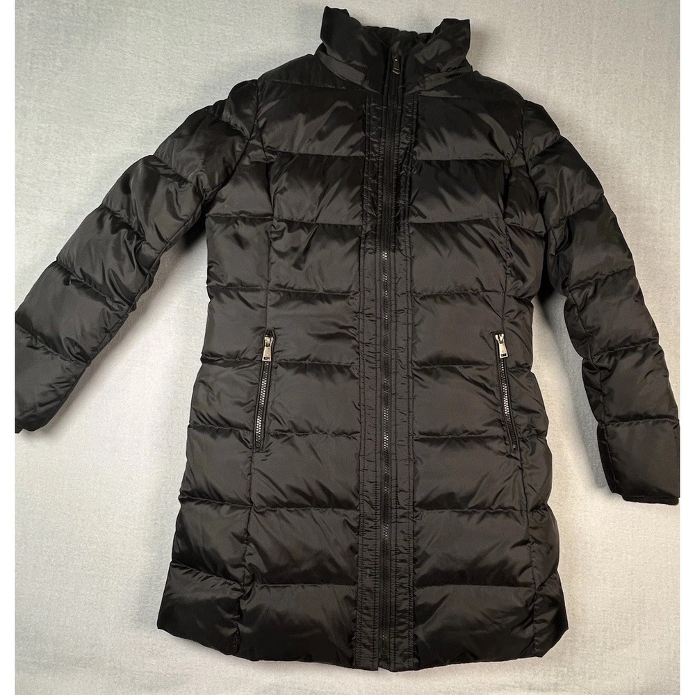 Lauren Ralph Lauren Small Black Long Goose Down Puffer Parka Jacket GorpCore new